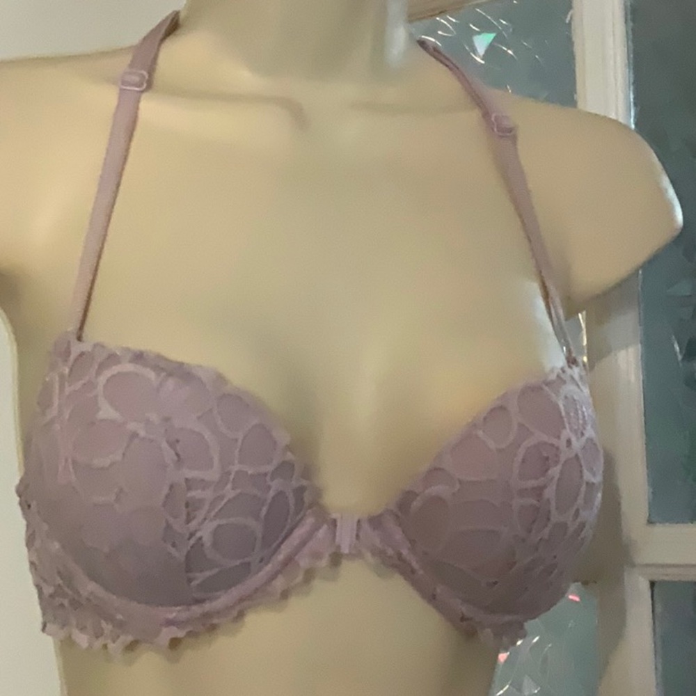 Lace Balconette Bra in Mauve - Women's Intimates